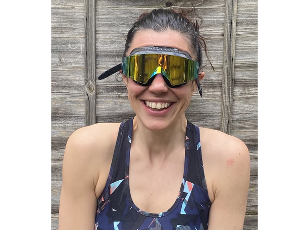 Aquasphere defy ultra yellow mirrored lens goggles